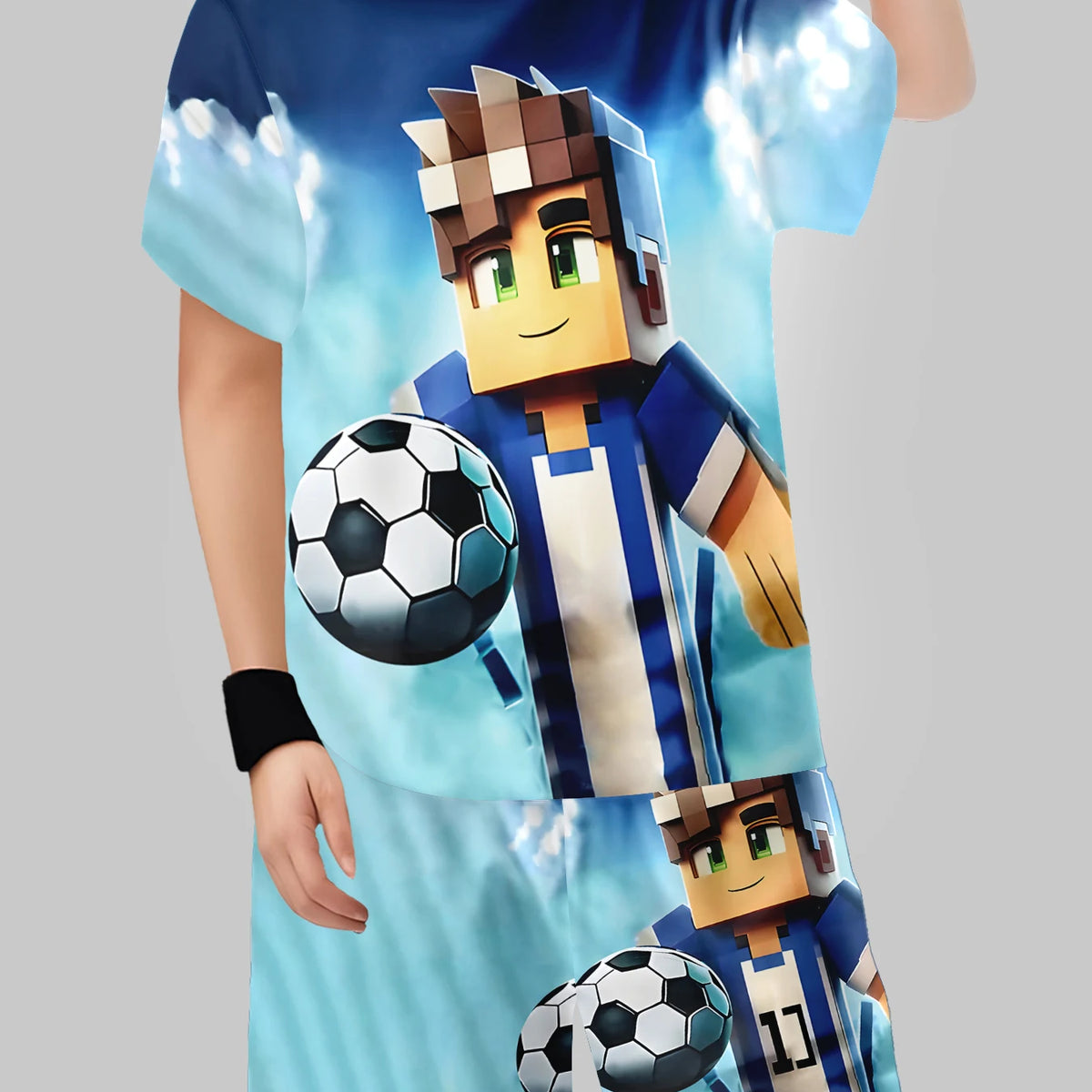 Boys' Block Character Print Short Sleeve T-Shirt