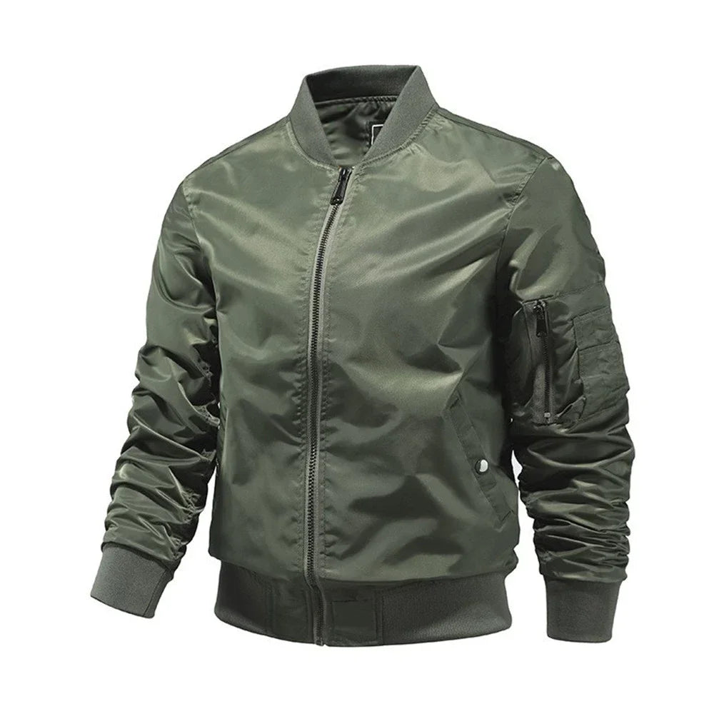 Versatile Men's Bomber Jacket: Perfect for Spring/Autumn