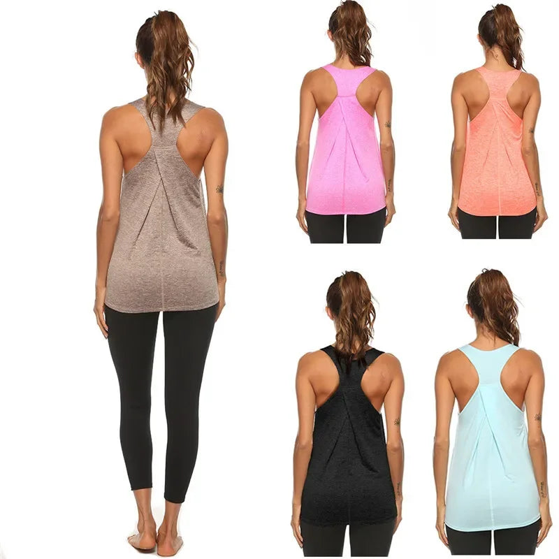 Versatile Racerback Tank Top for Women's Fitness