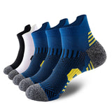 5-Pack Men's Ankle Socks for Training & Sports