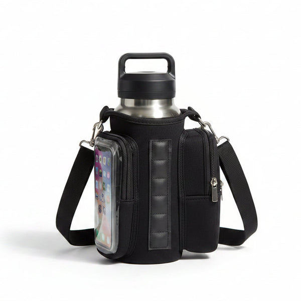 Magnetic Gym Water Bottle Holder for Phone & Keys