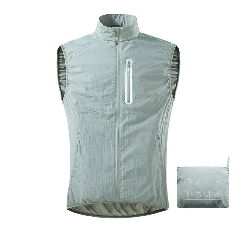 Unisex Waterproof Packable Outdoor Vest