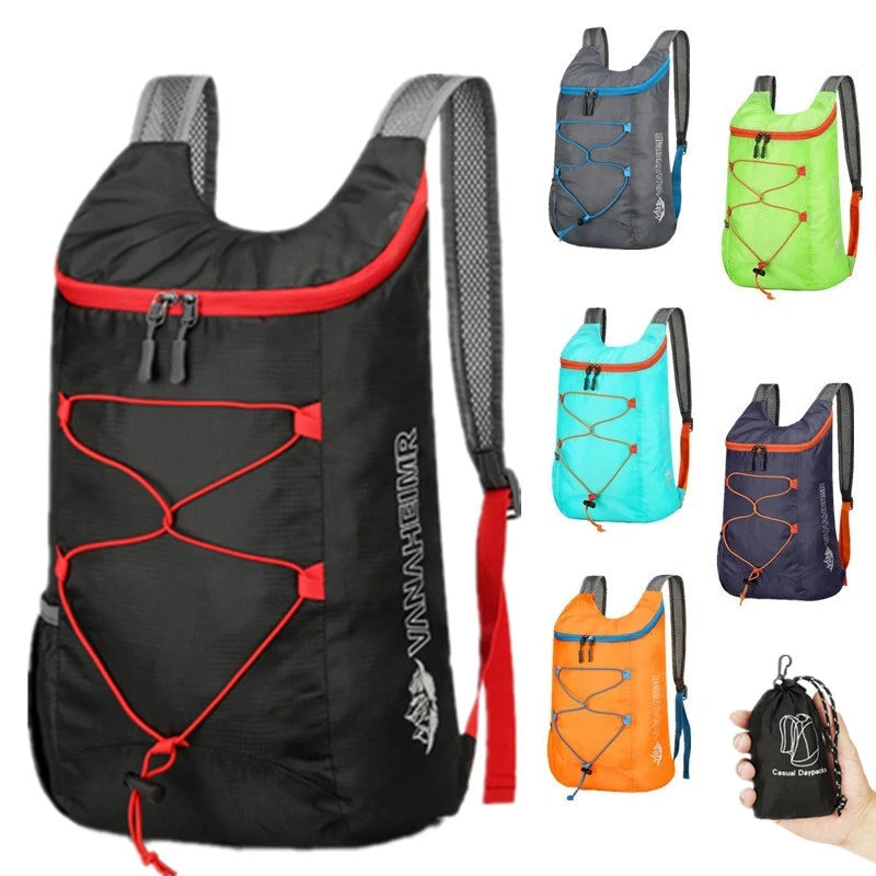 Multifunctional Outdoor Folding Backpack High Density Lightweight