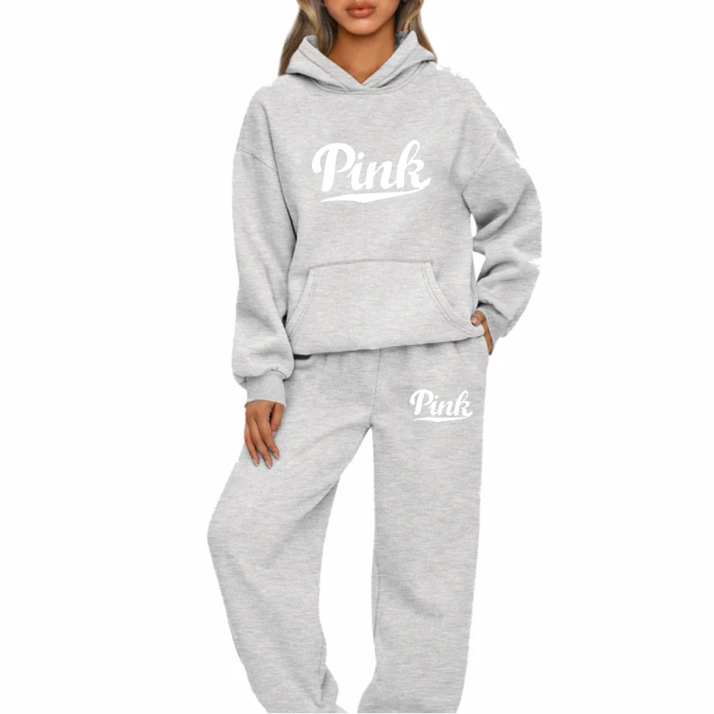 Hooded Sweatshirt & Jogging Pants Set