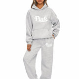 Hooded Sweatshirt & Jogging Pants Set