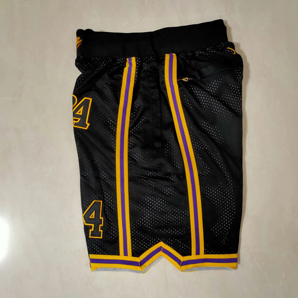 Men's Embroidered Basketball Shorts | Loose, Breathable w/ Zip Pockets