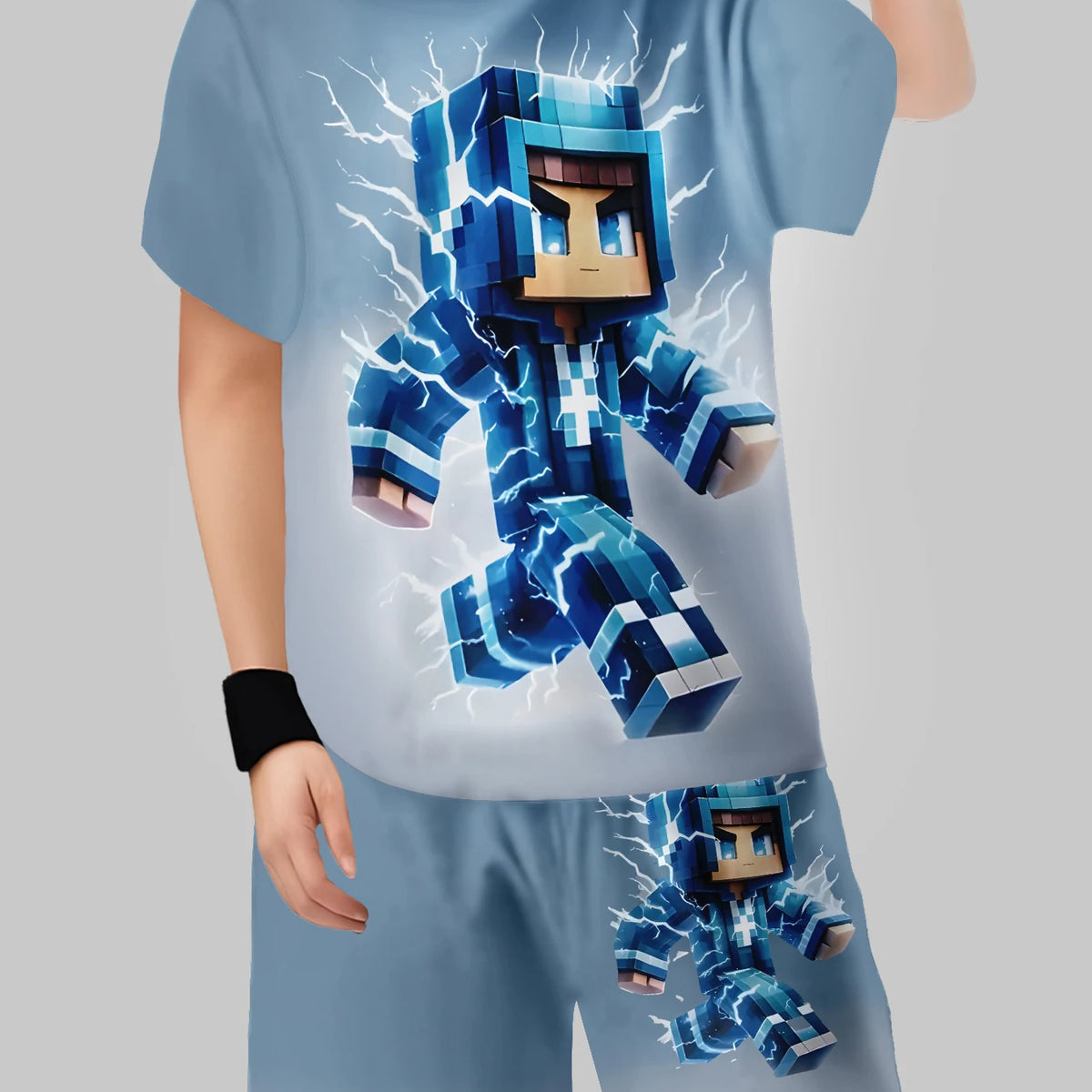 Boys' Block Character Print Short Sleeve T-Shirt