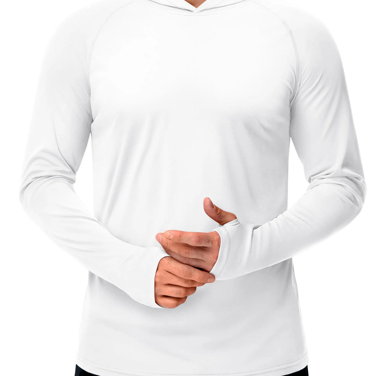 Men’s Long Sleeve Sun Protection Hoodie with UV-Proof