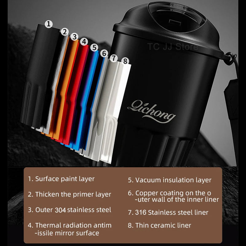 410ml Stainless Steel Travel Thermos with Ceramic Coating