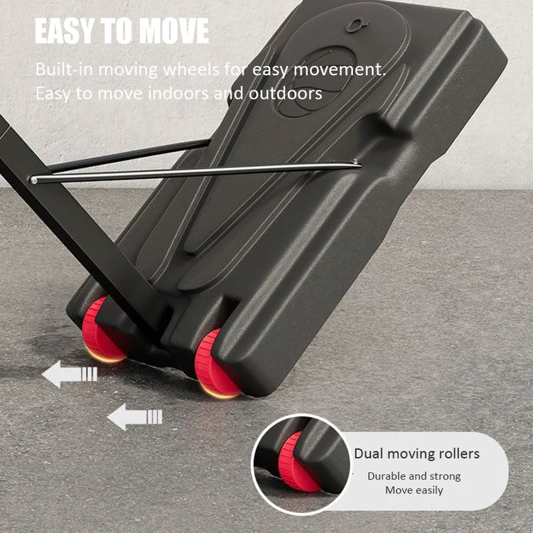 Adults Mobile Basketball Stand Kids Adjustable Basketball Hoop Indoor Outdoor Shooting Practice Basketballs Training Equipment24 Hour Sport