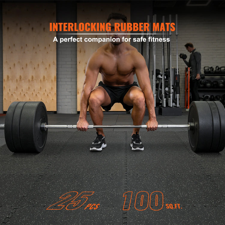 Rubber & Foam Gym Mats Interlocking & Waterproof