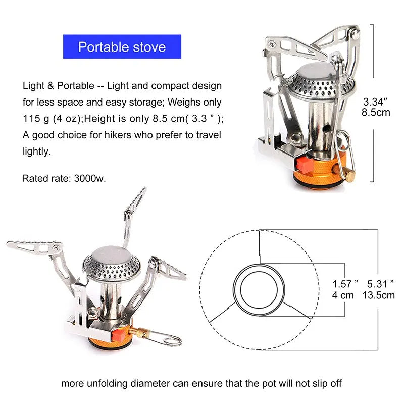 All-in-One Camping Gas Stove and Heater