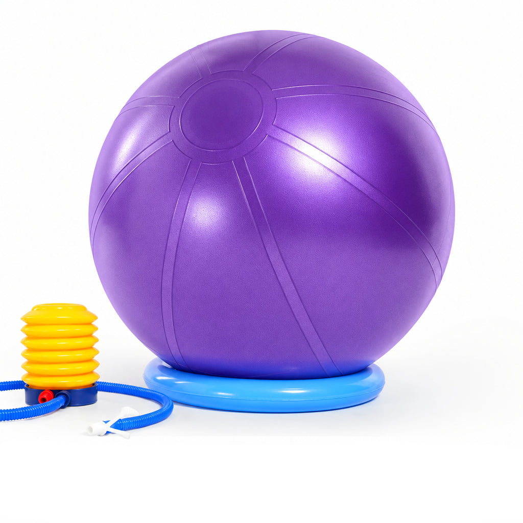 Thickened Anti-Burst Yoga Ball with Base Pregnancy & Fitness