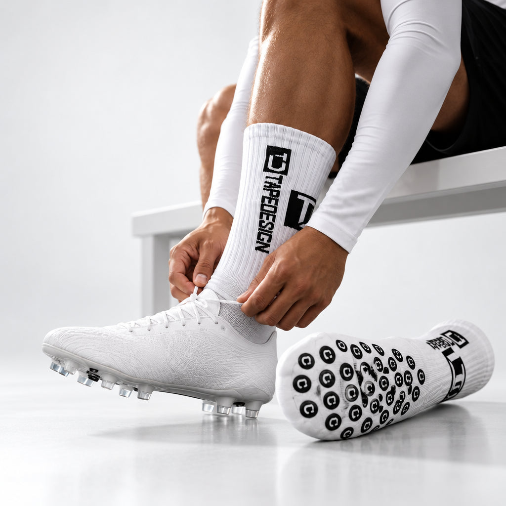 Men's Non-Slip Running & Football Socks Thick Athletic Crew