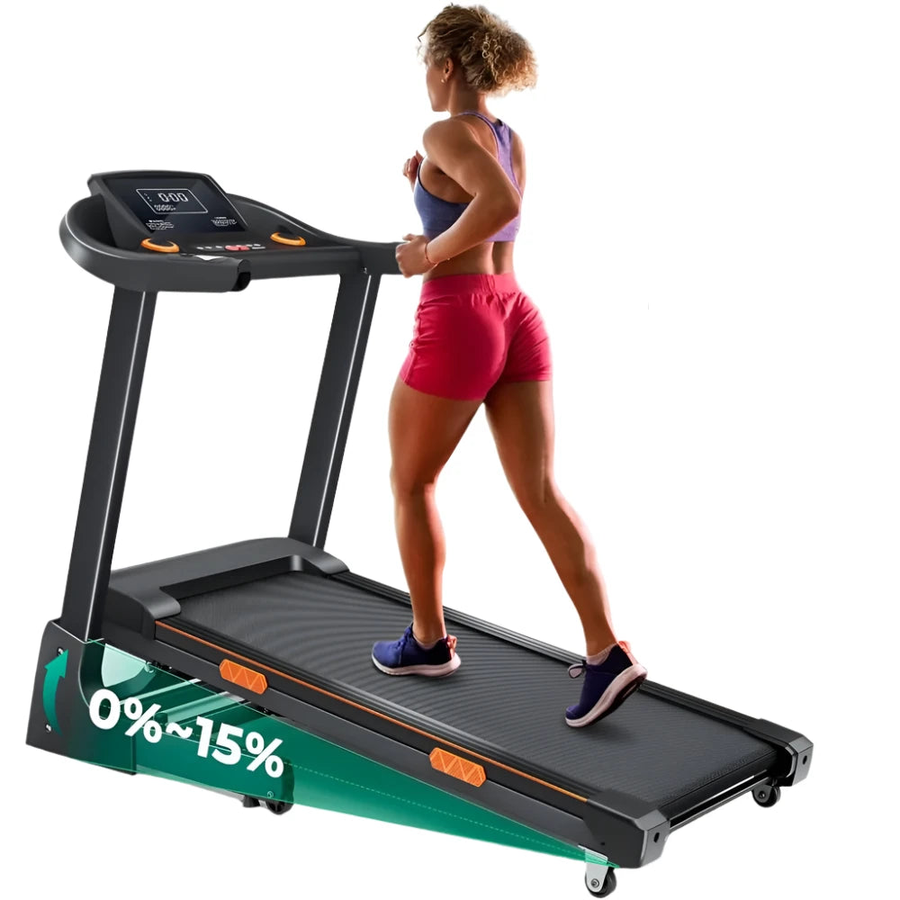 Powerful Motor for Intense Running - 3.5 HP Electric Treadmill
