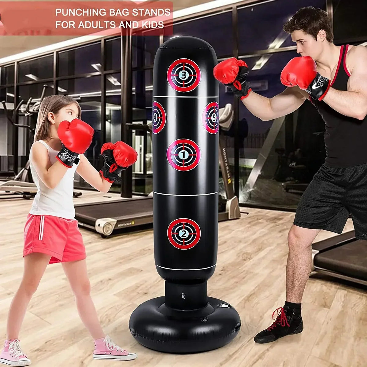 Inflatable Punching Bag - Tumbler for Kids & Adults