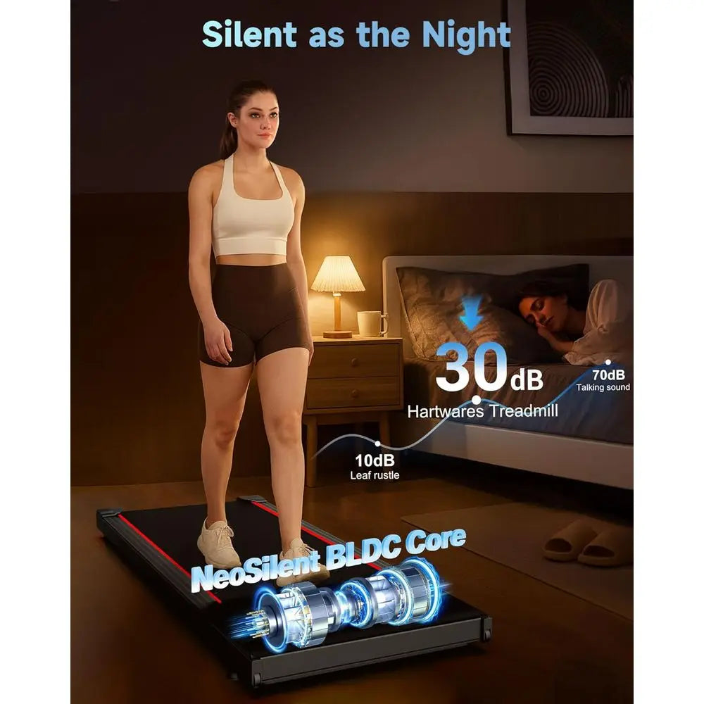 Nilent Under Desk Treadmill: BLDC Core & XL Belt Walking Pad