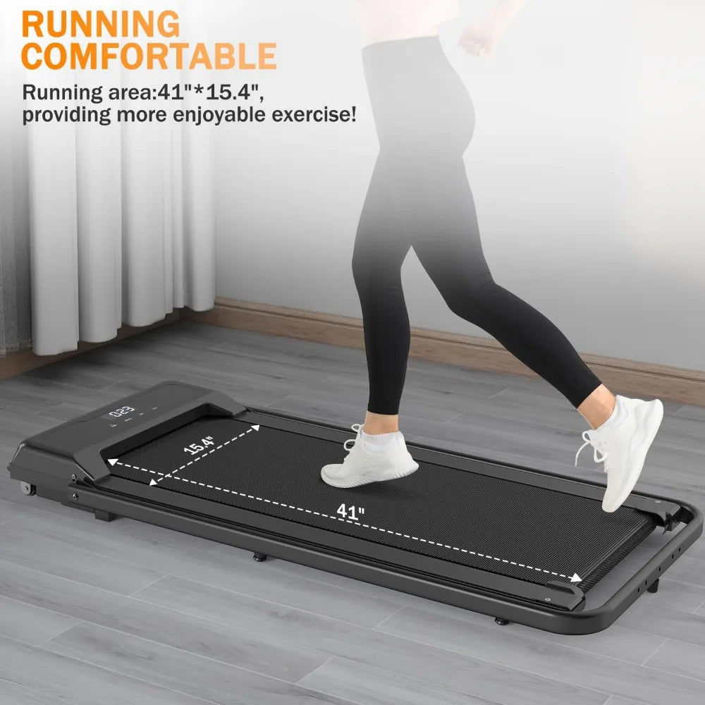 Portable Treadmill with Handlebar: Home Fitness Made Easy