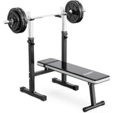 Adjustable Weight Bench with Squat Rack, Dip Station, and More
