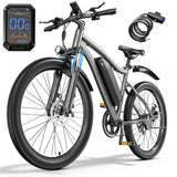 Heavy-Duty Foldable Electric Bike for Adults with 7-Shock Suspension, 500+ lbs Capacity, 740W Motor, 25MPH, 720Wh, Customized 24 Hour Sport