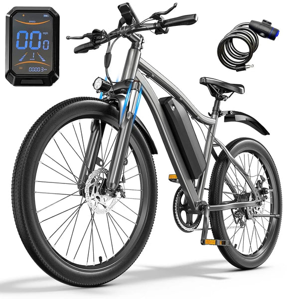 Heavy-Duty Foldable Electric Bike for Adults with 7-Shock Suspension, 500+ lbs Capacity, 740W Motor, 25MPH, 720Wh, Customized 24 Hour Sport