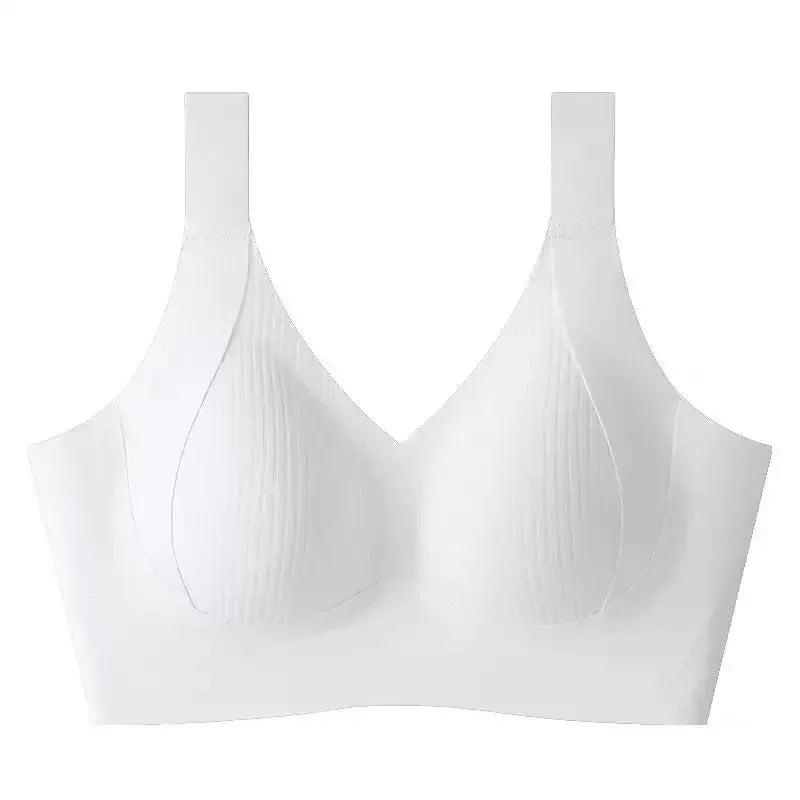 Women's Plus Size Seamless Wireless Push-Up Sports Bra