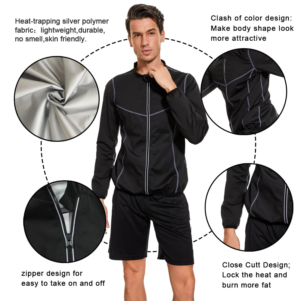 Men's Sauna Suit for Weight Loss