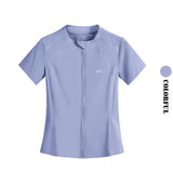 DRUR Short Sleeve Tracksuit Set for Women With Sport Jackets and Shorts with Pockets 2 Piece Running Gym Outfit Summer Yoga Suit 24 Hour Sport