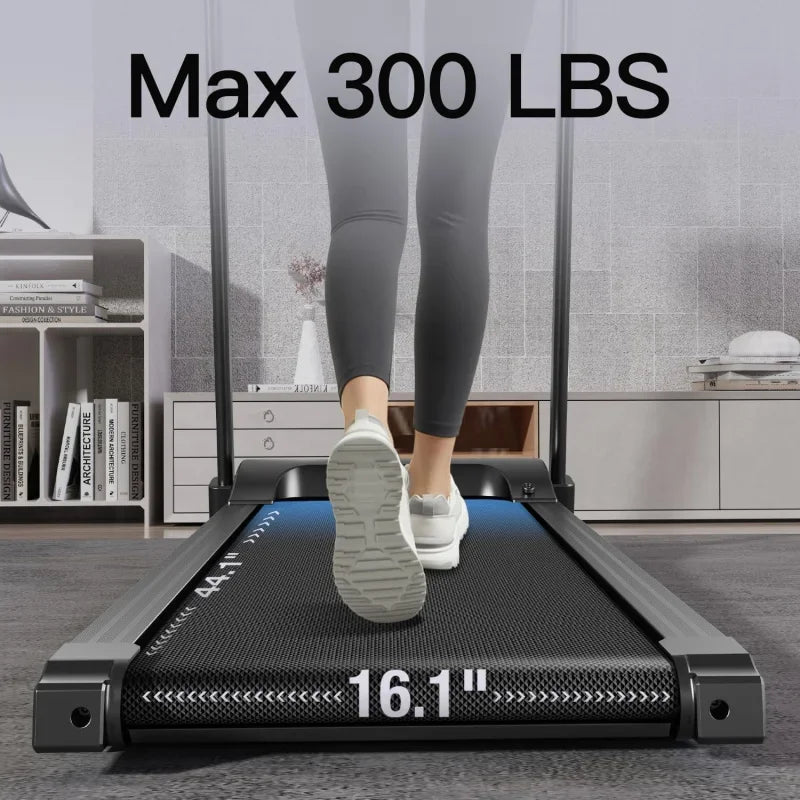 UMAY Home Folding Treadmill with Pulse Sensors