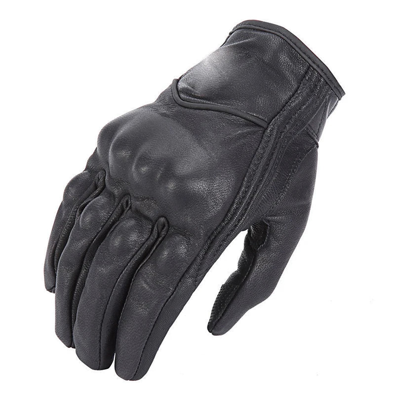 Retro Real Leather Gloves