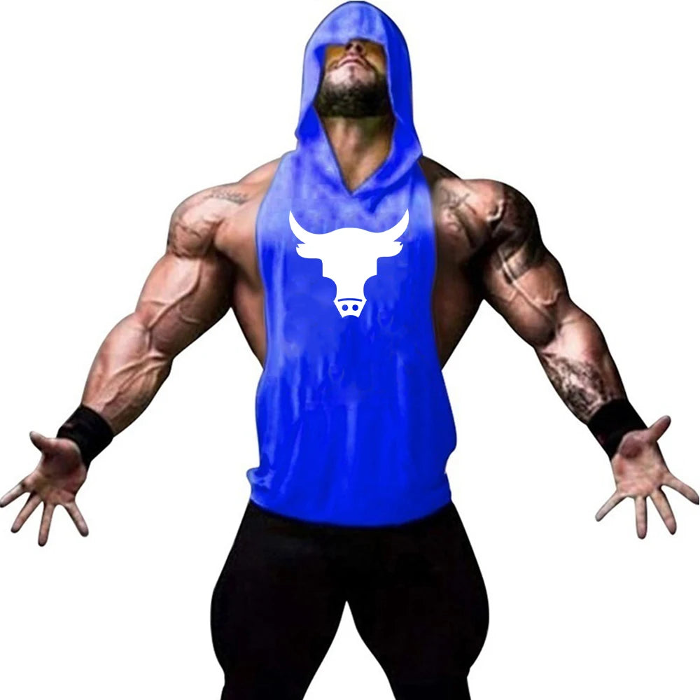 Bodybuilding Hooded Tank Perfect for Summer WorkoutsMen's shirt24 Hour Sport