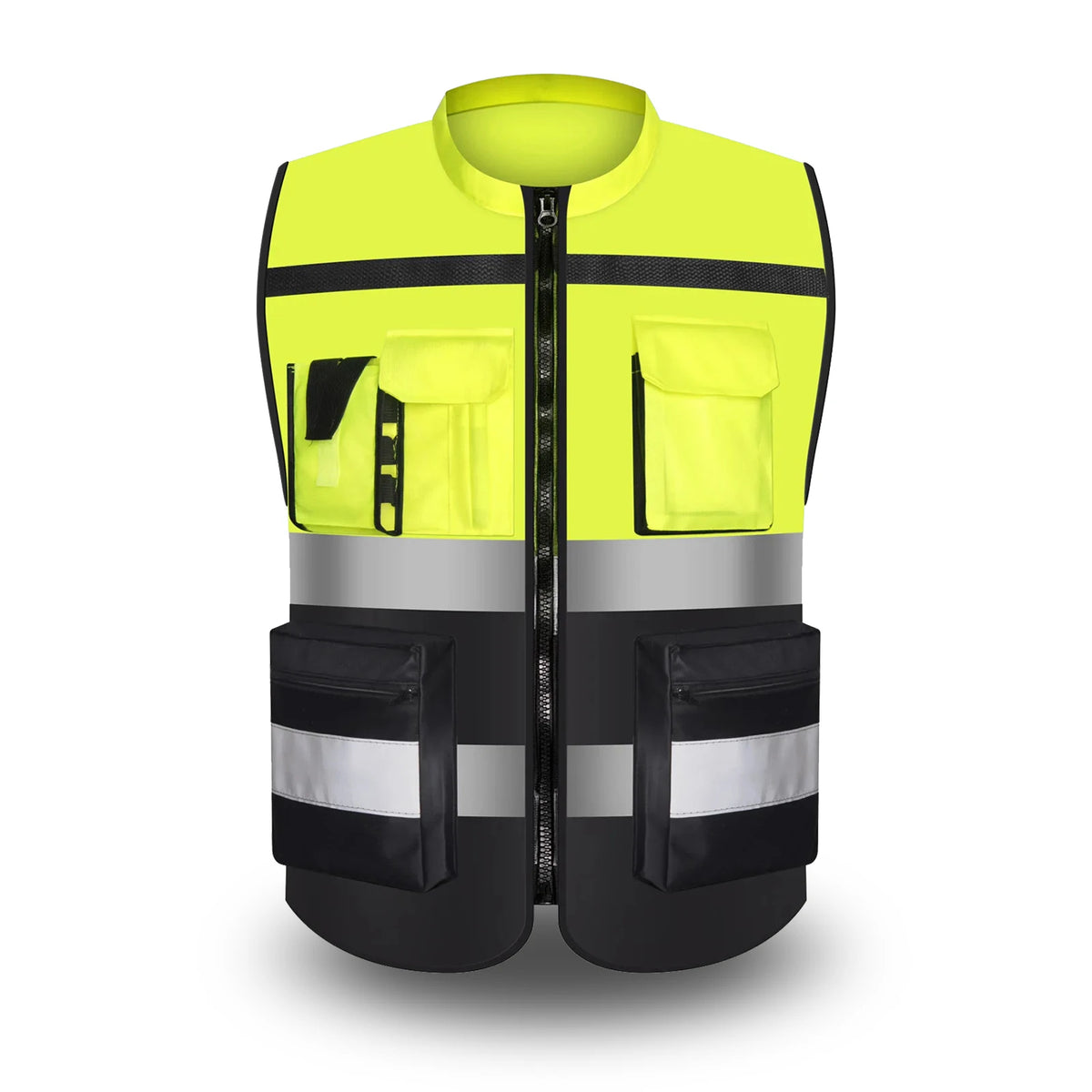 Custom Logo Two-Tone Safety Vest for Construction