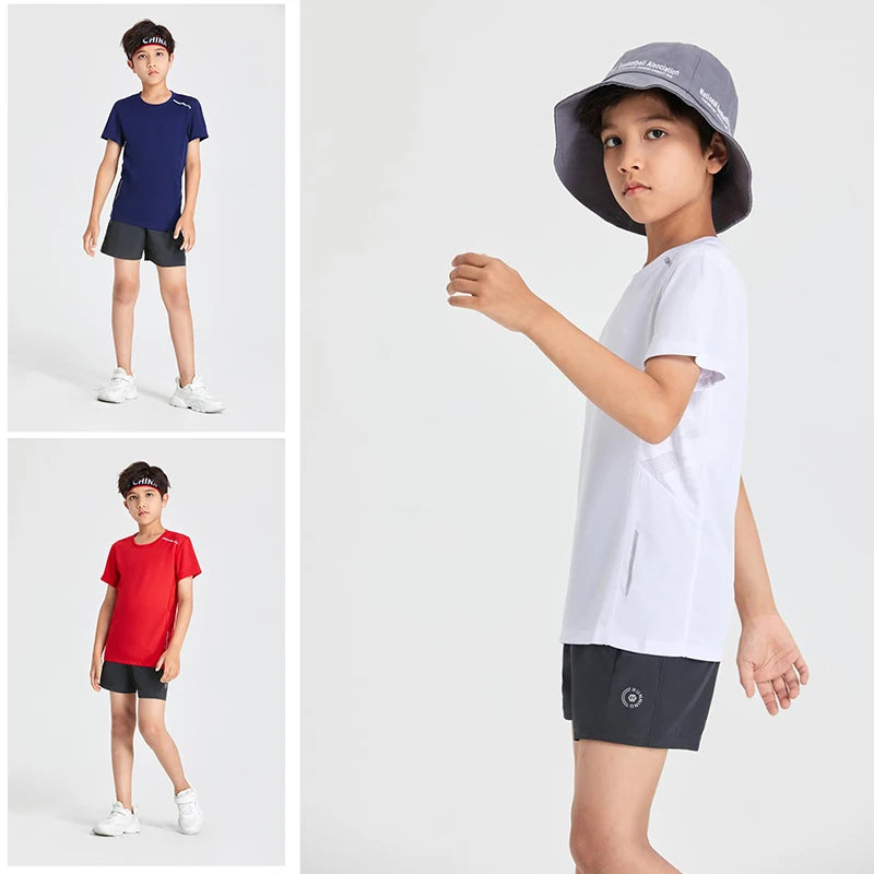 Lightweight, Breathable Kids' Running Tee