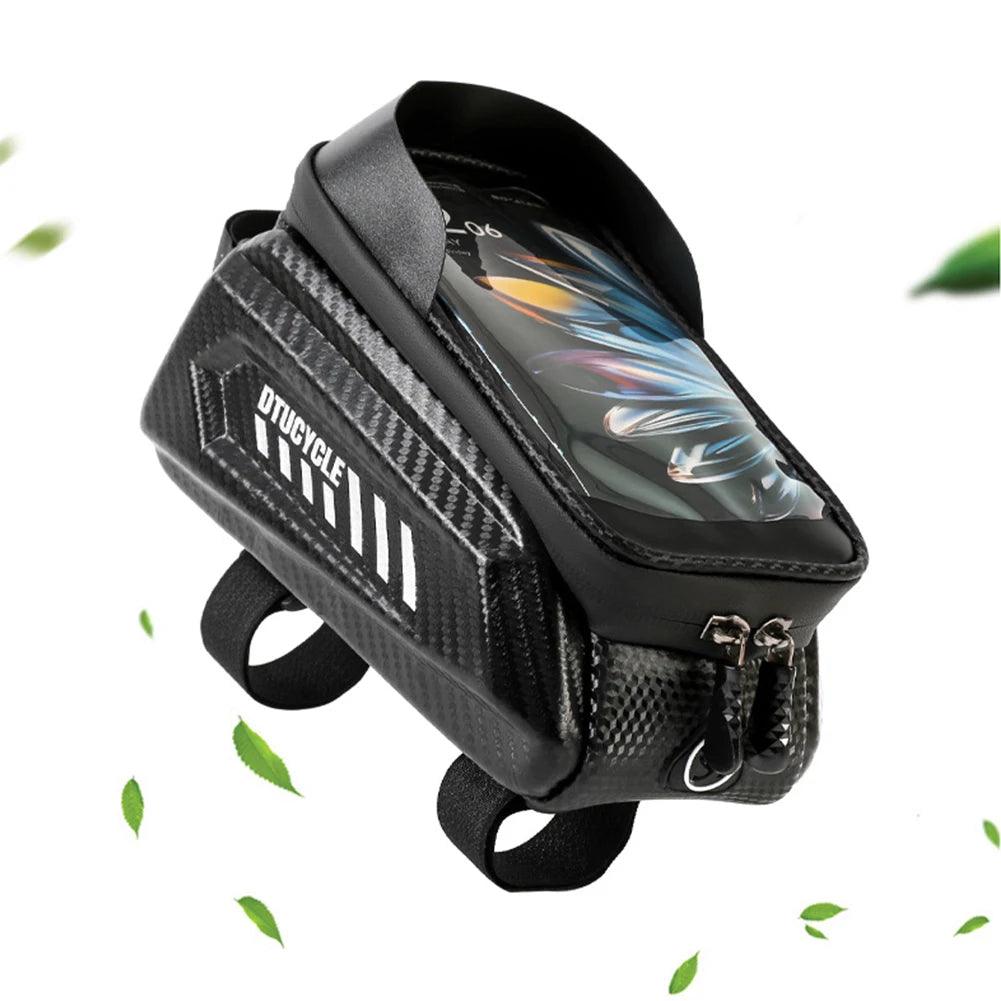 Hard Shell Bike Phone Frame Bag with Touchscreen