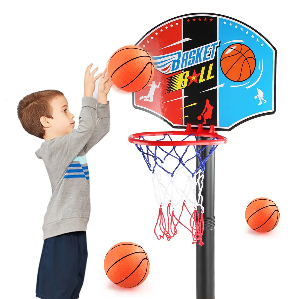 Toddler Basketball Stand with Backboard and Rim