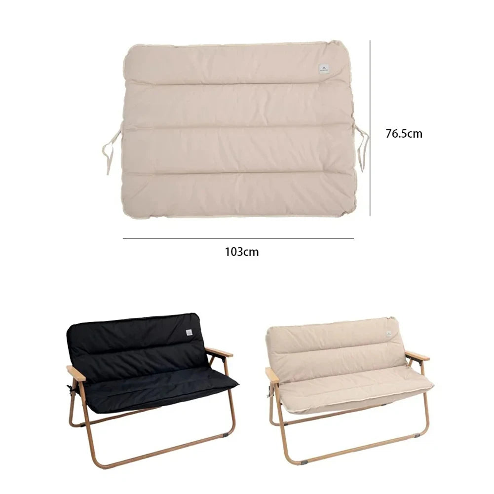 600D Outdoor Chair Cushion with Fasten Strap