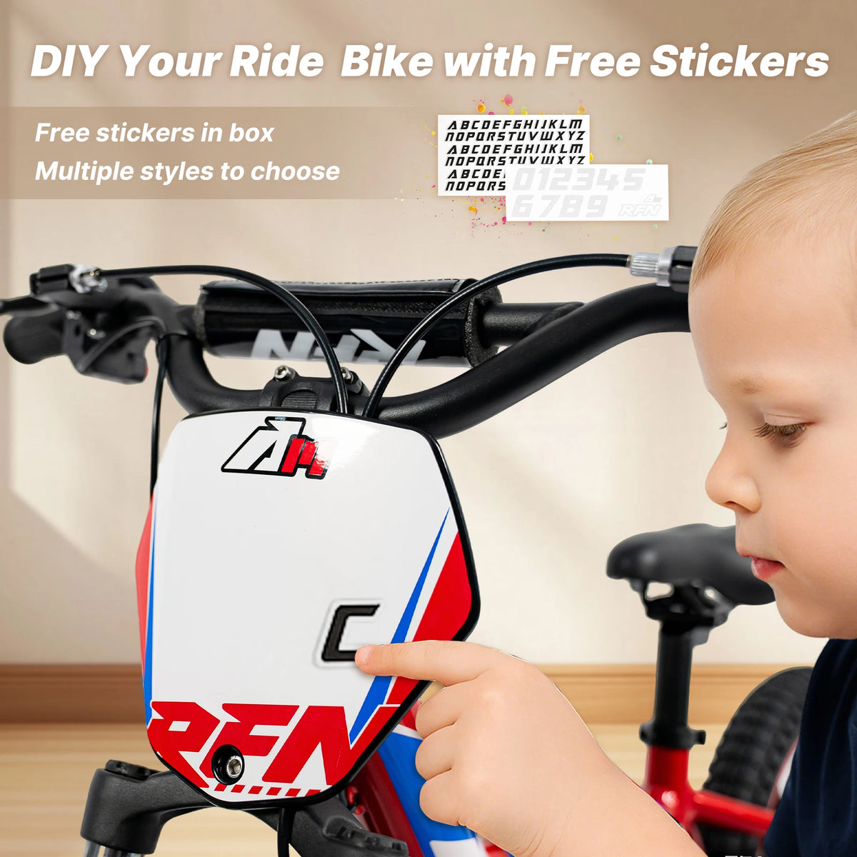 RFN 500W Kids Electric Balance Bike | 16-Inch Off-Road E-Dirt Bike