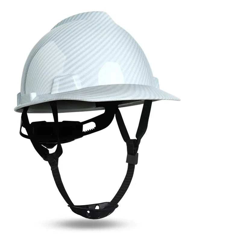 Lightweight Carbon Fiber Safety Helmet with Vents