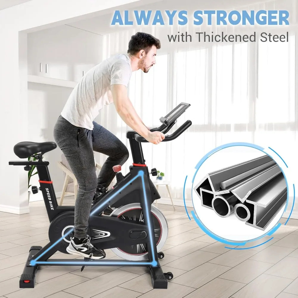 Silent Indoor Cycling Bike with Smooth Resistance