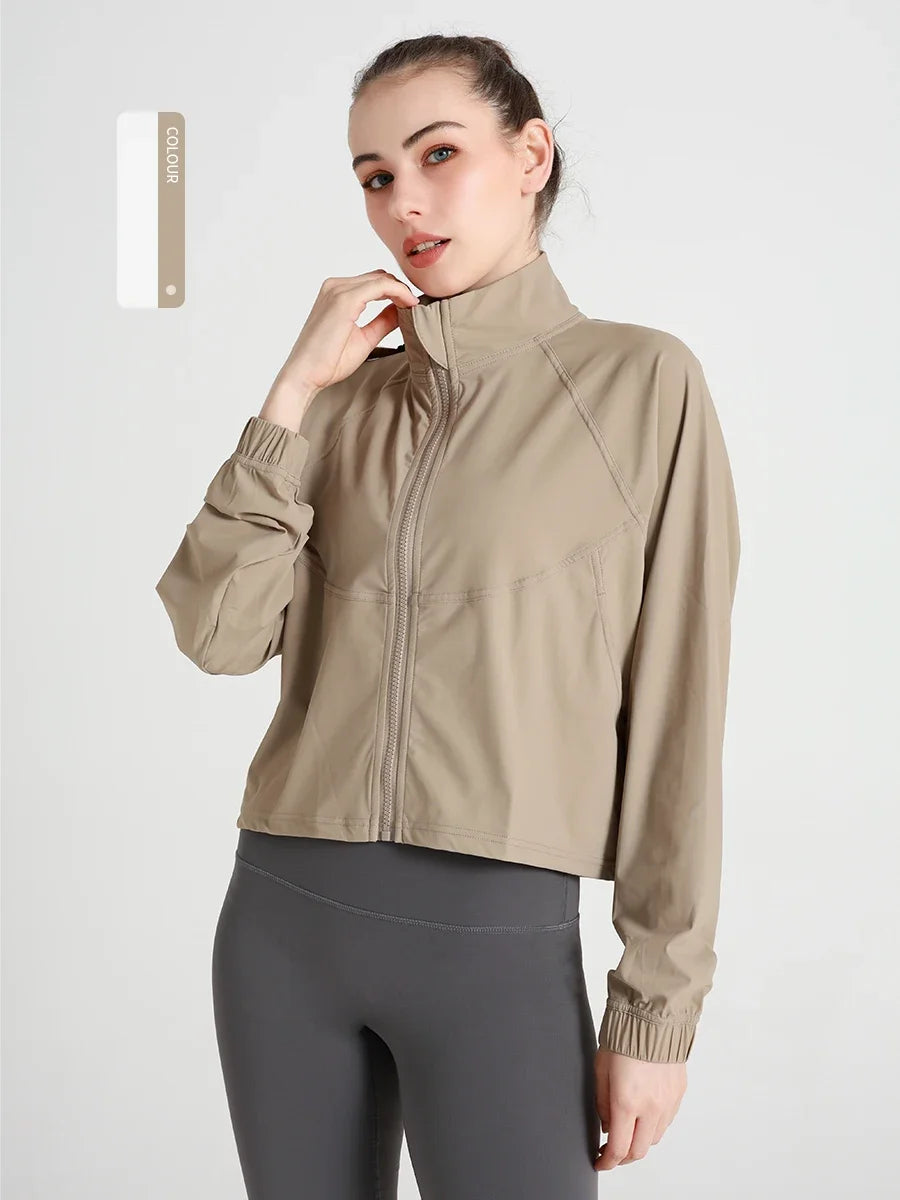 Women's Long-Sleeve Yoga Jacket