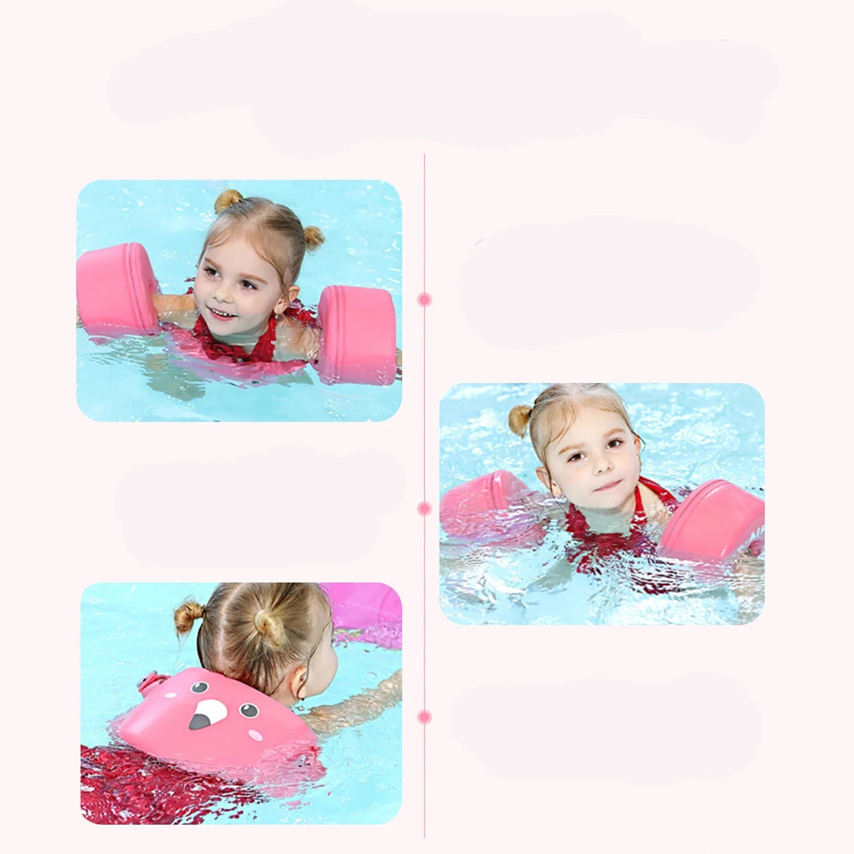 Safe and Secure: Non-Inflatable Swim Arm Rings for Toddlers