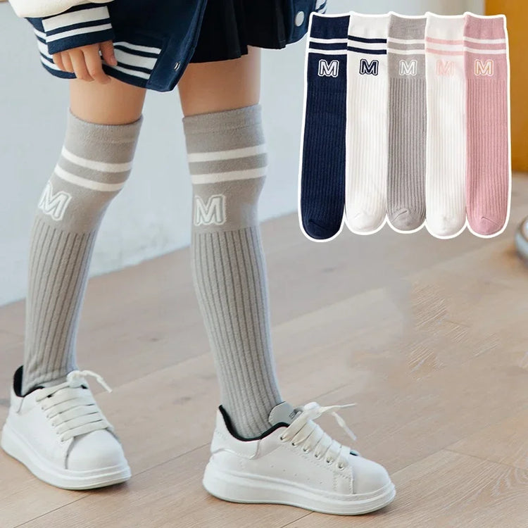 Kids' Letter Knee High SocksGirl's Socks24 Hour Sport