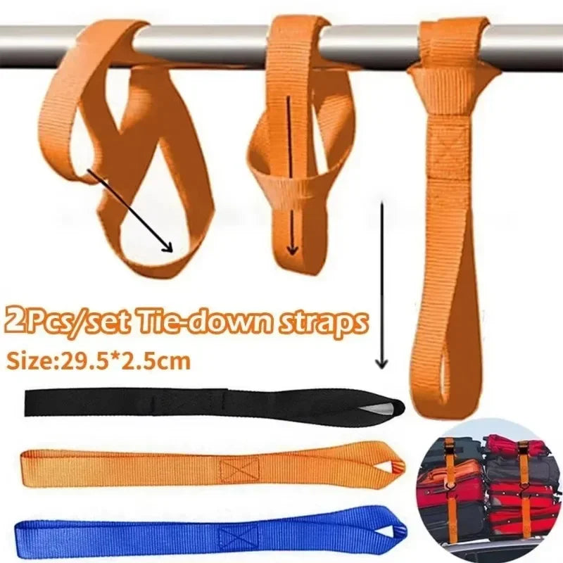 Soft Loop Tie Down Straps for Motorcycles & Cargo
