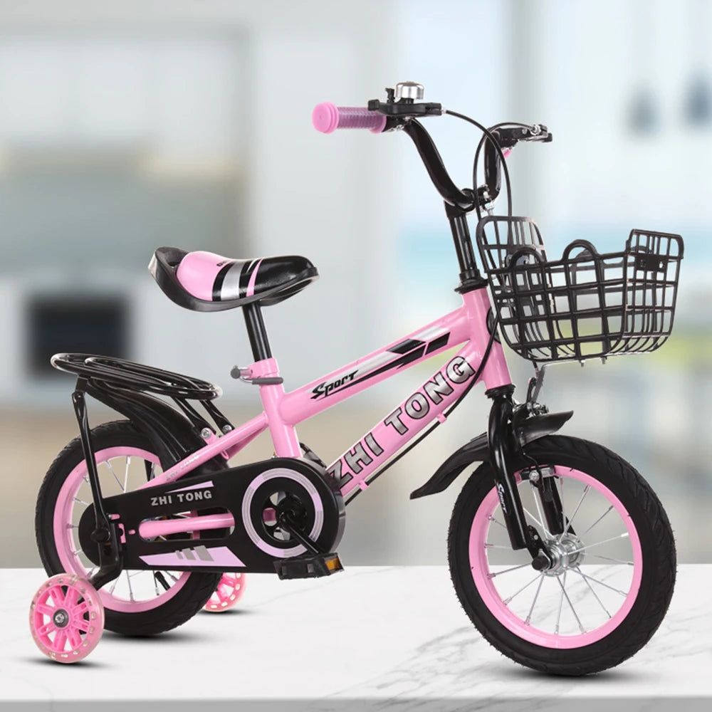 Adjustable Kids Bike with Basket (12-16 inch)