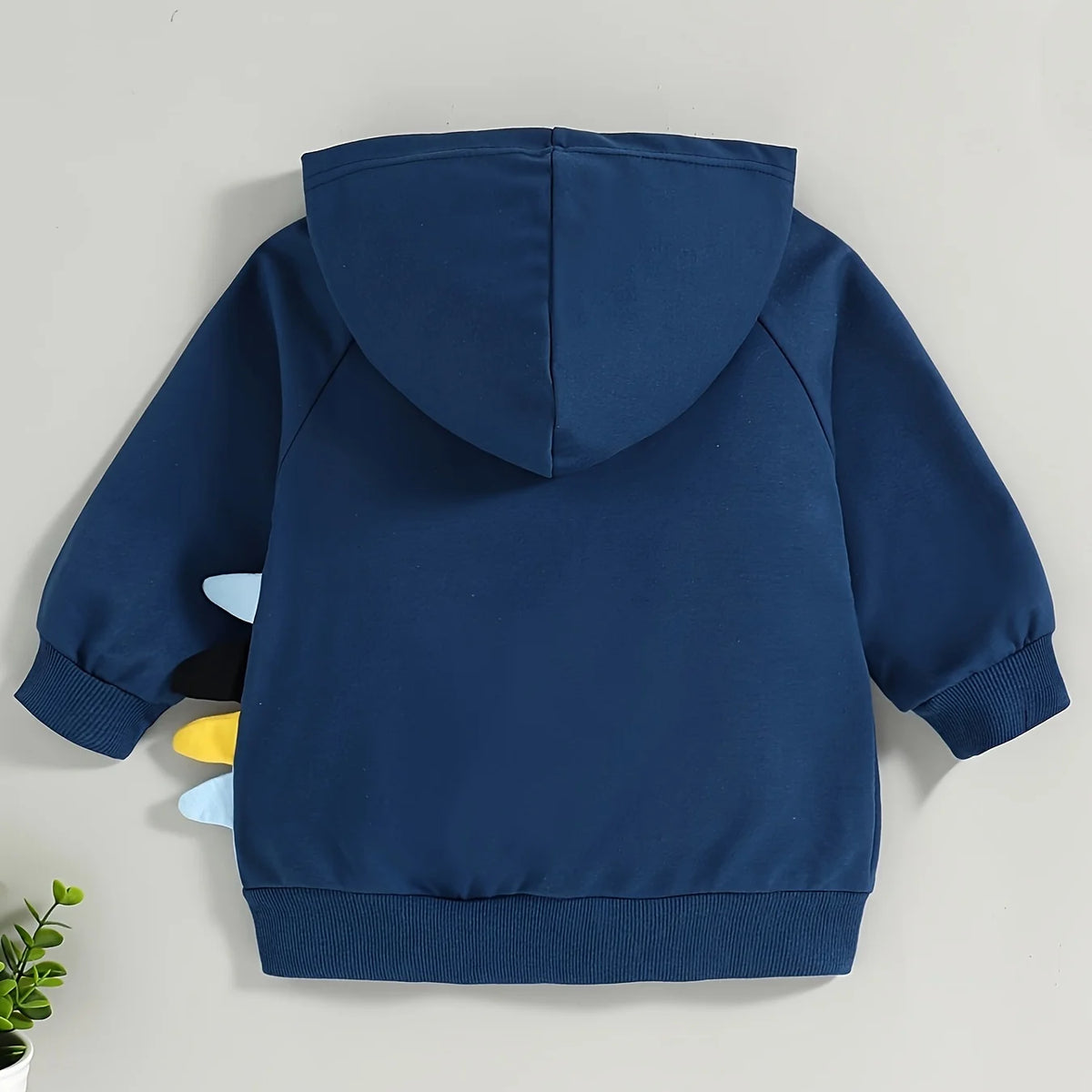 Boys’ Dinosaur Print Hooded Jacket for Spring/Fall Outerwear