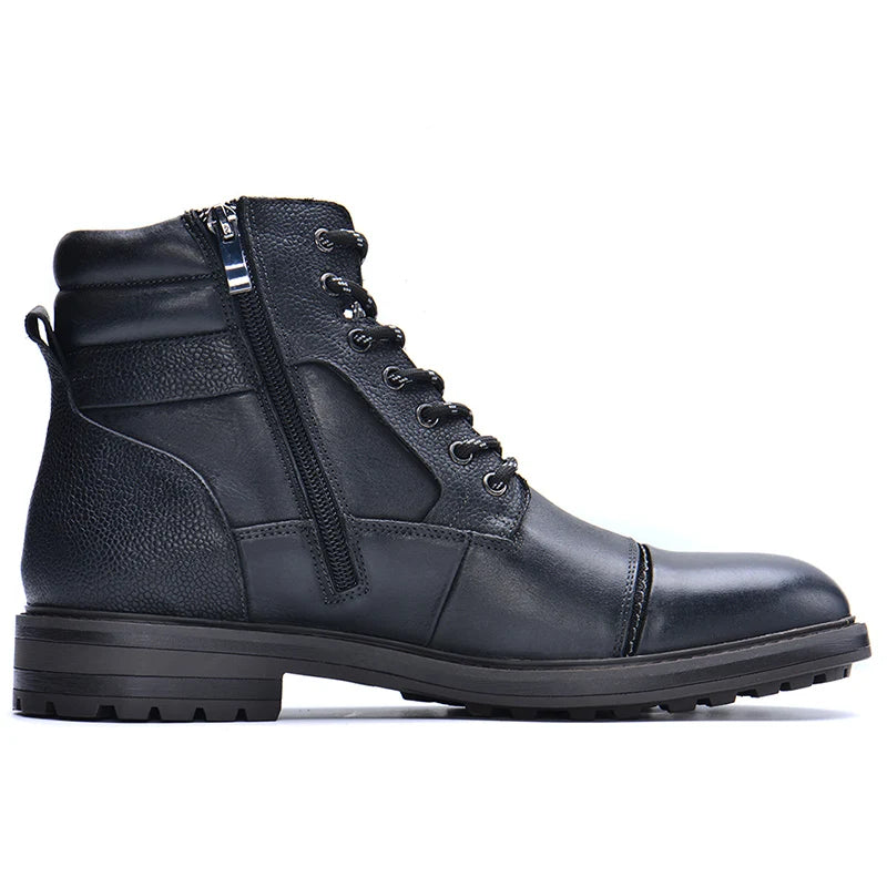 Men's Leather Ankle Boots for Fall/Winter