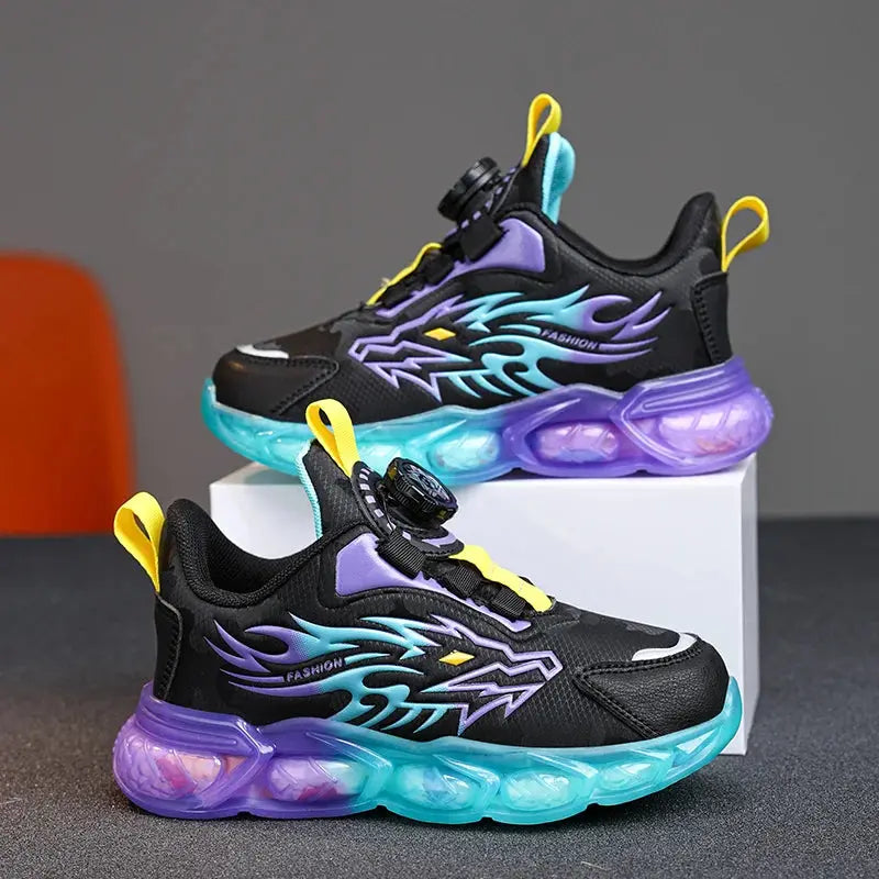 Boys' Platform Sneakers Comfortable Stylish & Perfect for Schoolkid's shoes24 Hour Sport