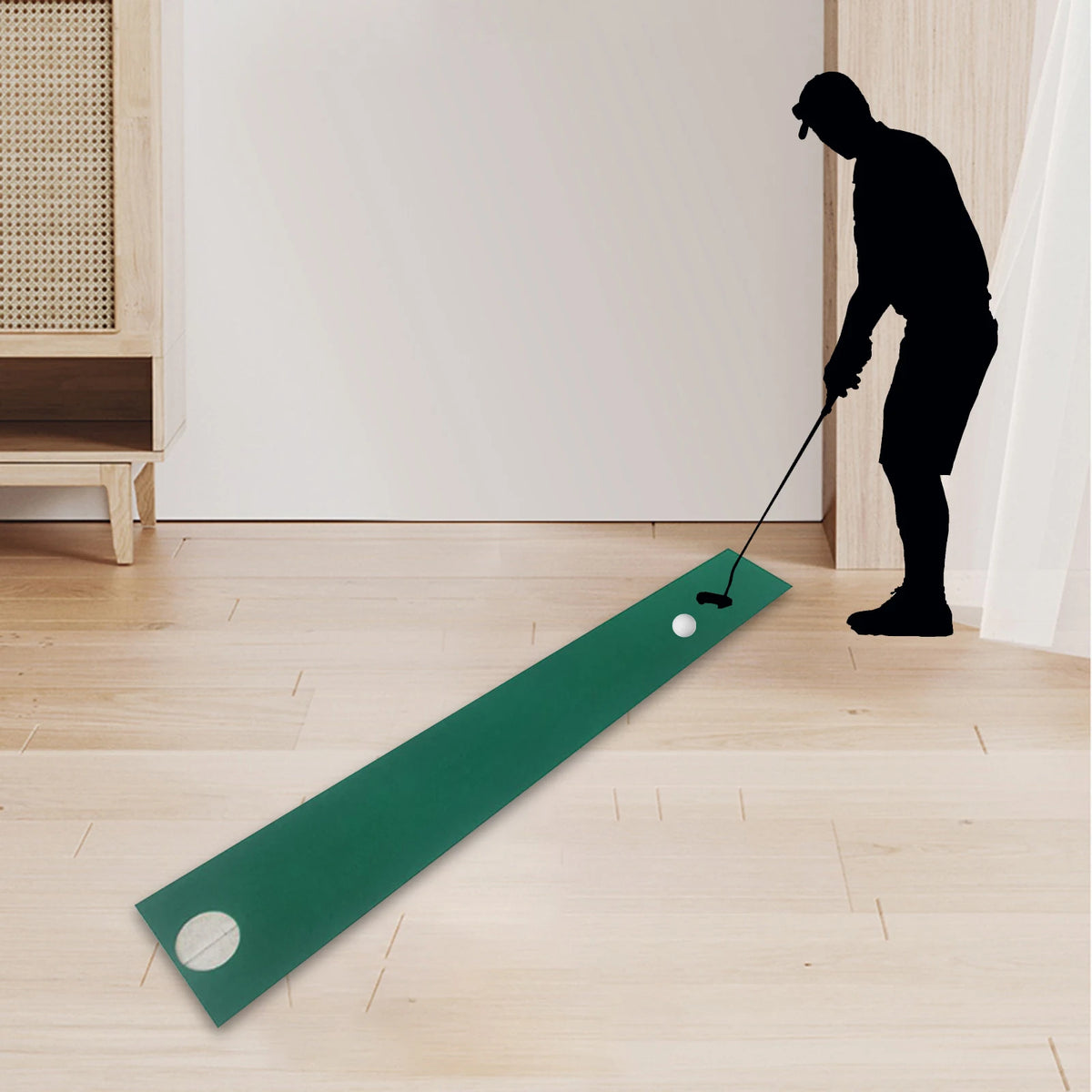 Lightweight Foldable Golf Putting Green for Home Practice