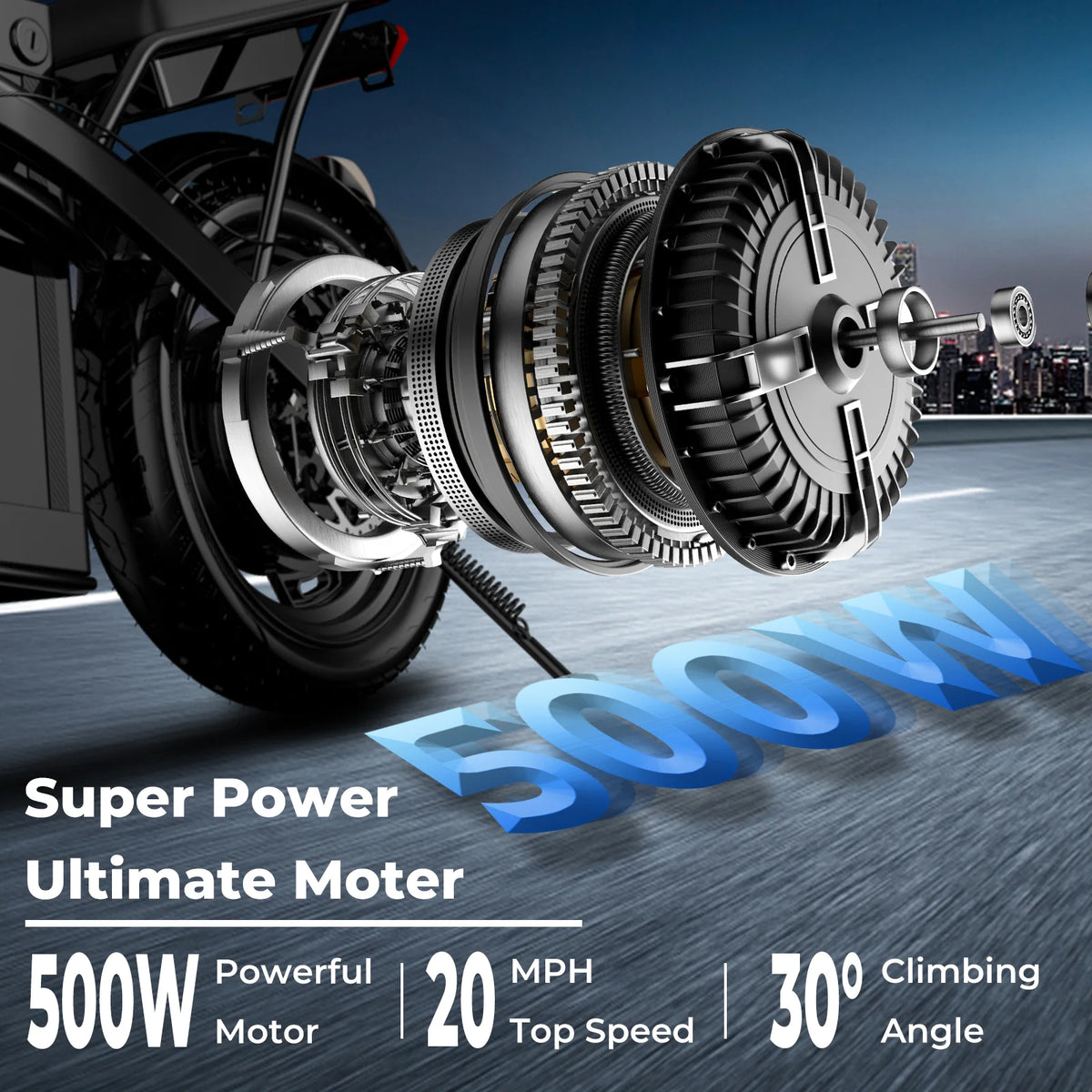Folding Adult Electric Bike Smooth Ride & Removable Battery