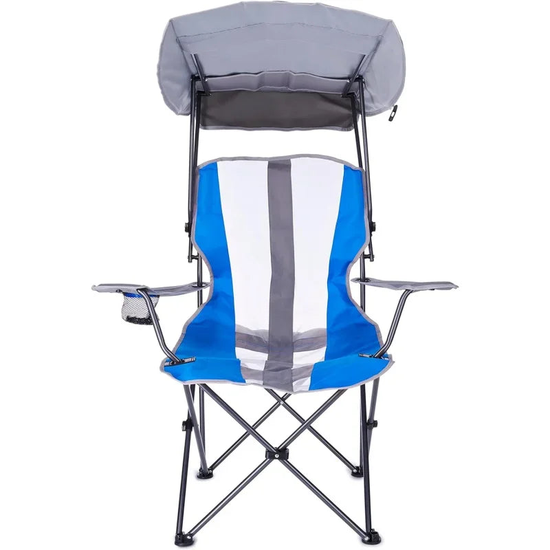 Lightweight, Portable Beach Chair with Shade